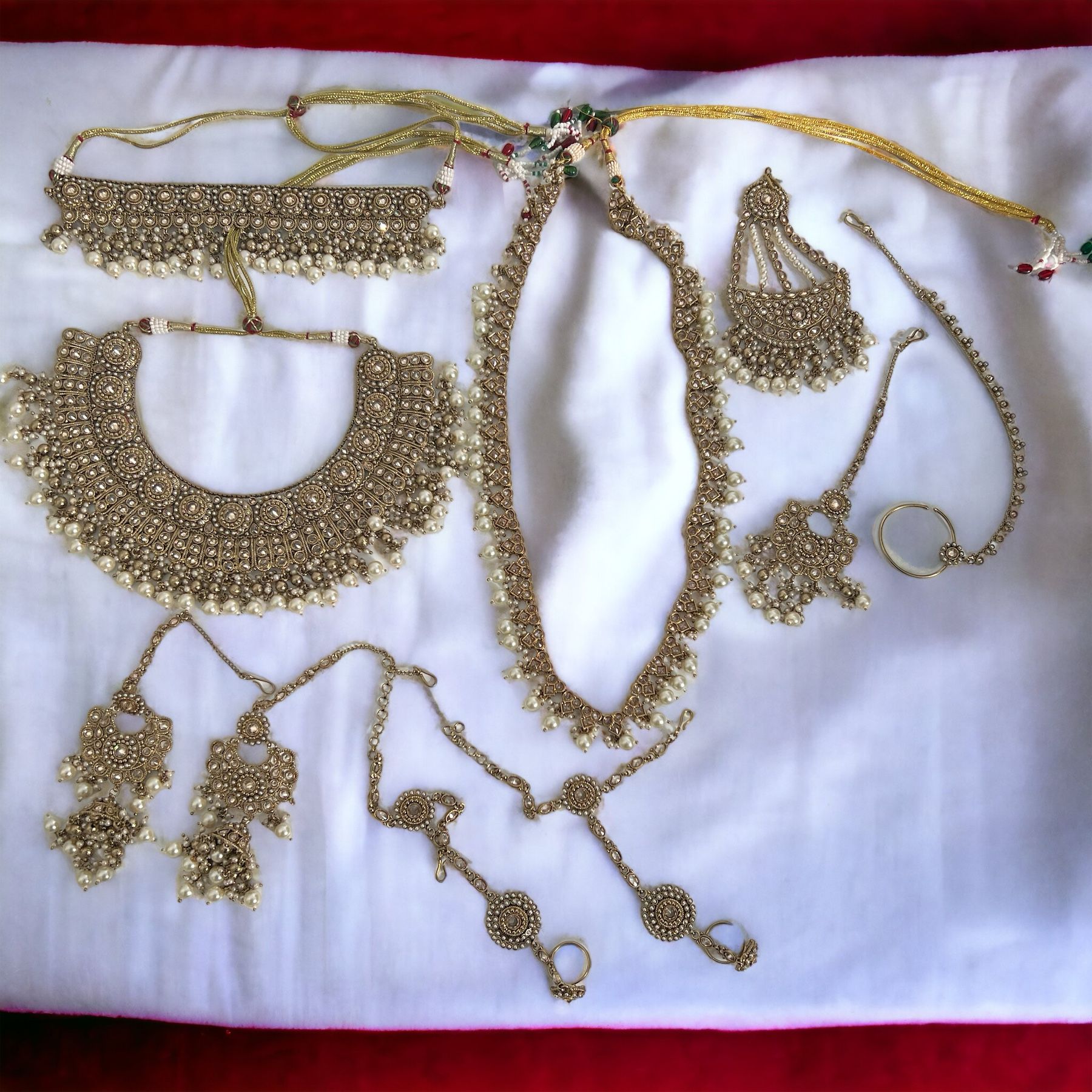 Antique Gold-Toned Bridal Collection