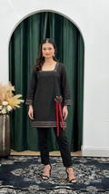 Elegance Bow-Accent Kurti
