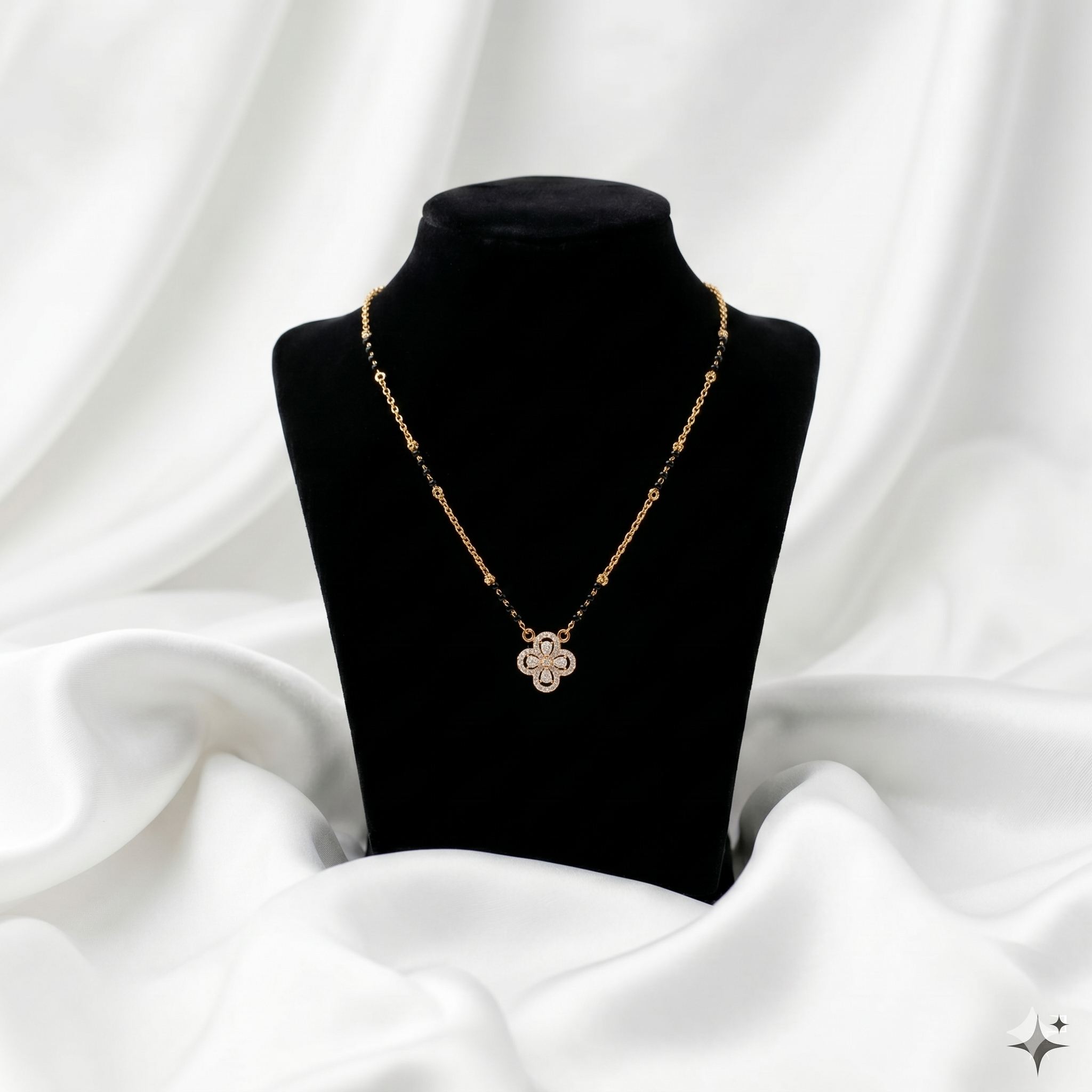 The Clover Blossom Minimalist Mangalsutra