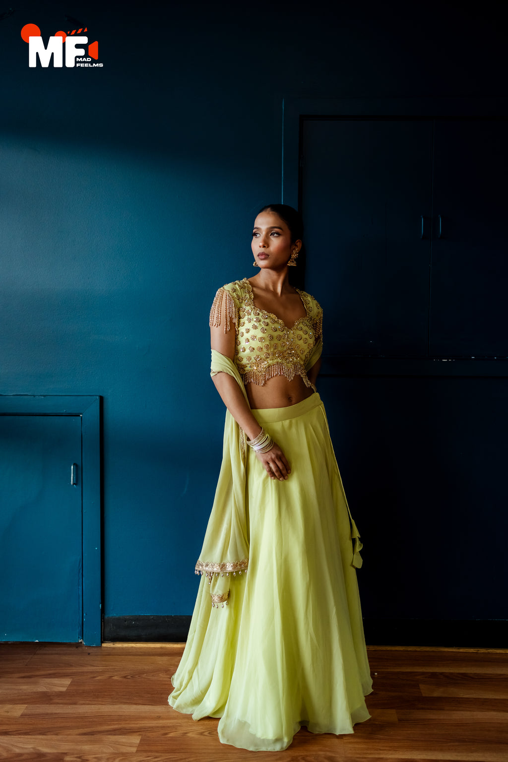 The Citrus Bloom Lehenga