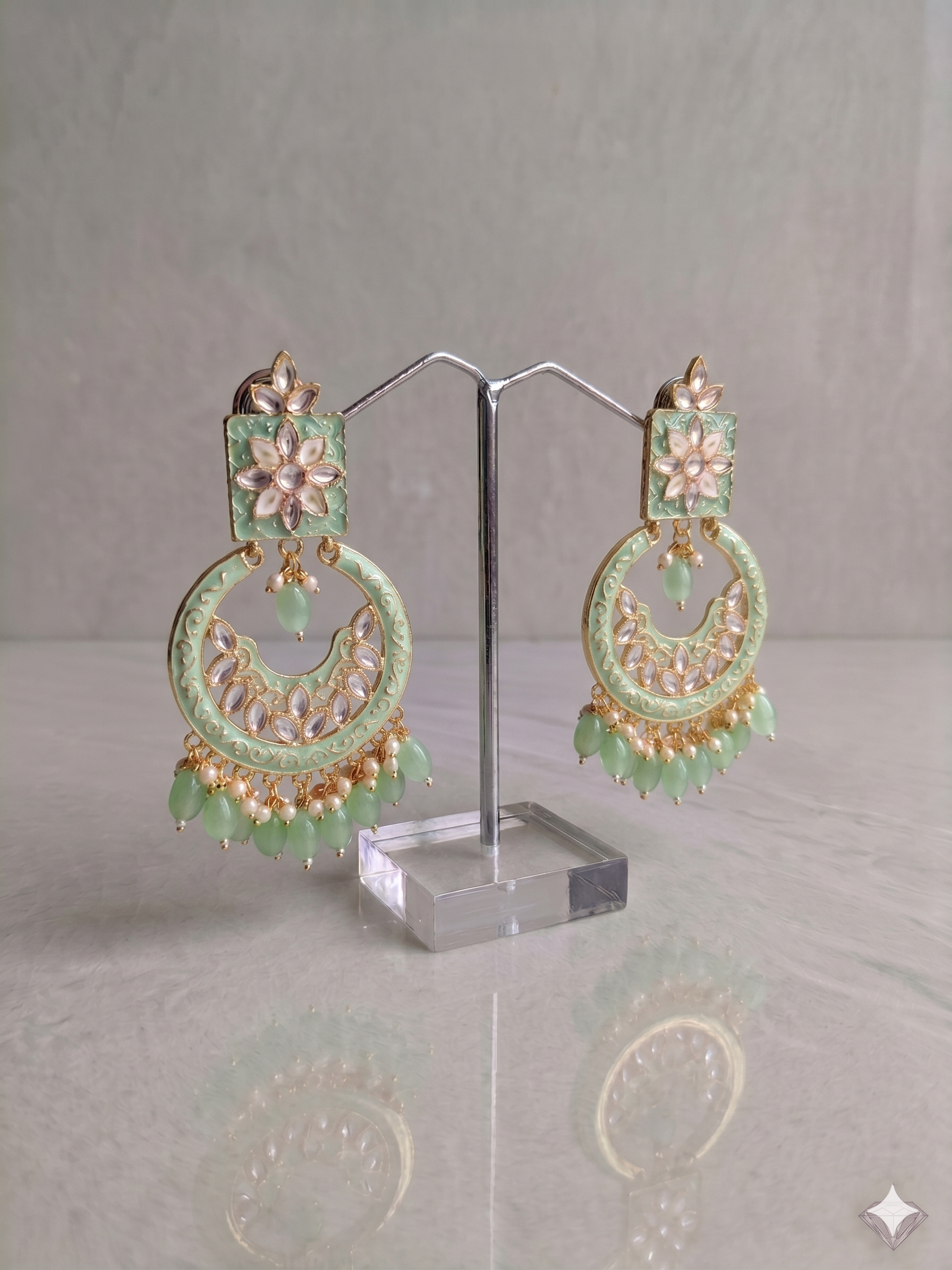 Imperial Crescent Statement Earrings