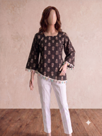 Floral Asymmetric Kurti