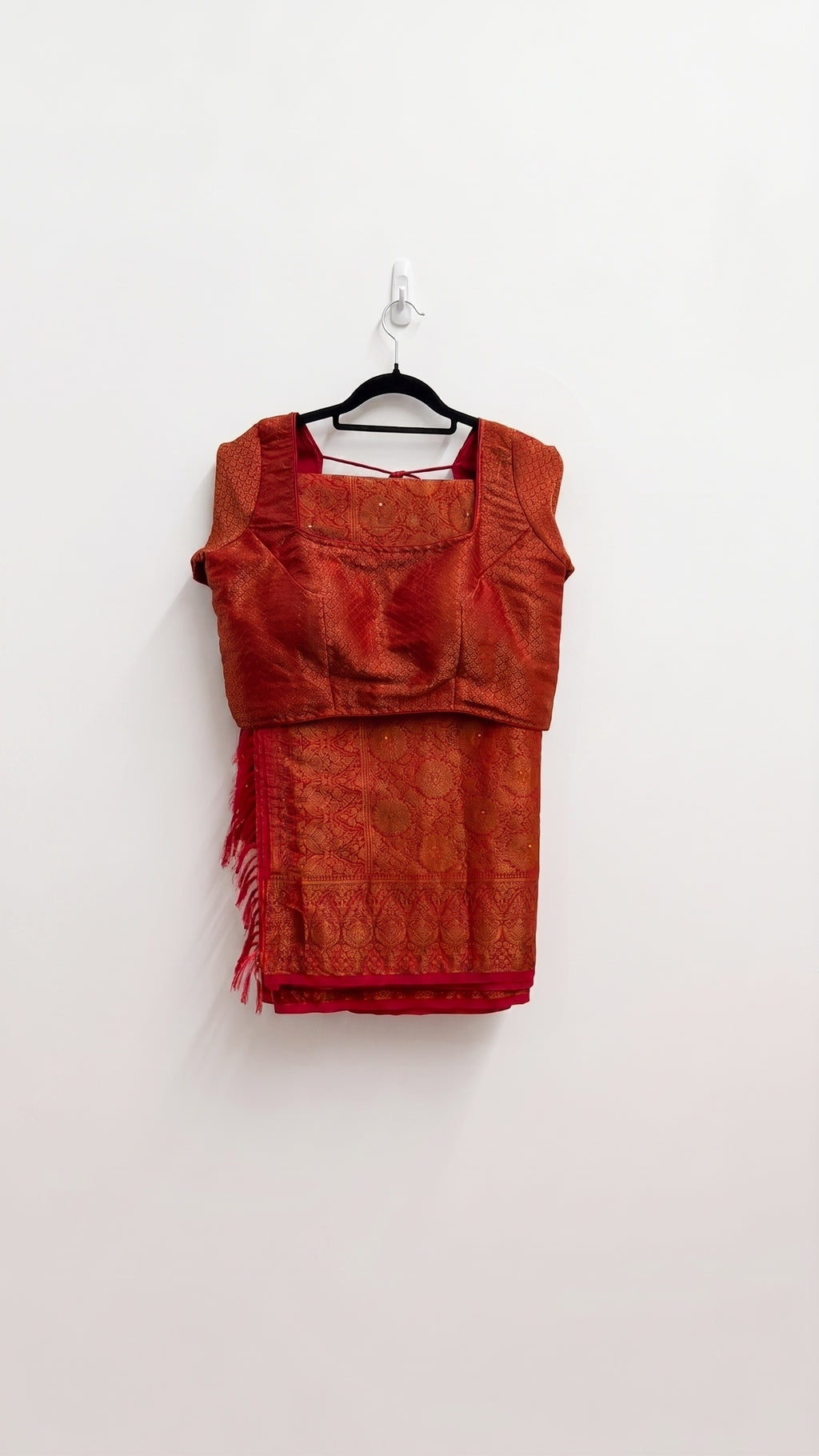 Royal Crimson Banarasi Woven Saree