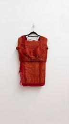 Royal Crimson Banarasi Woven Saree