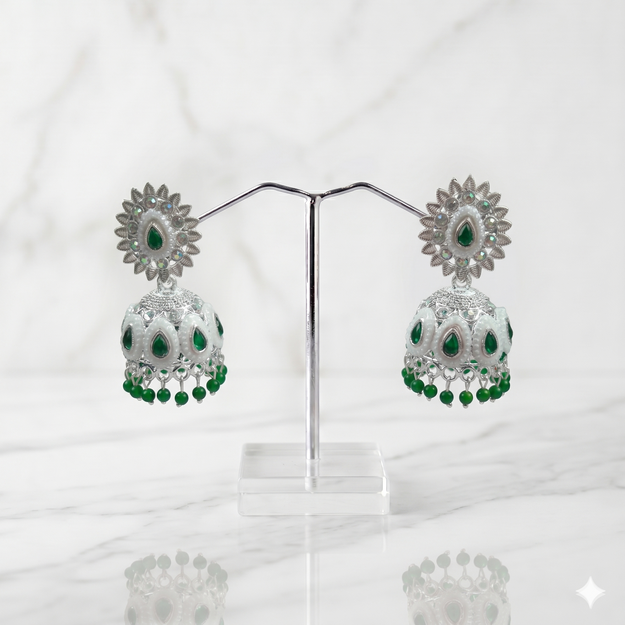 Meenakari Jhumkas