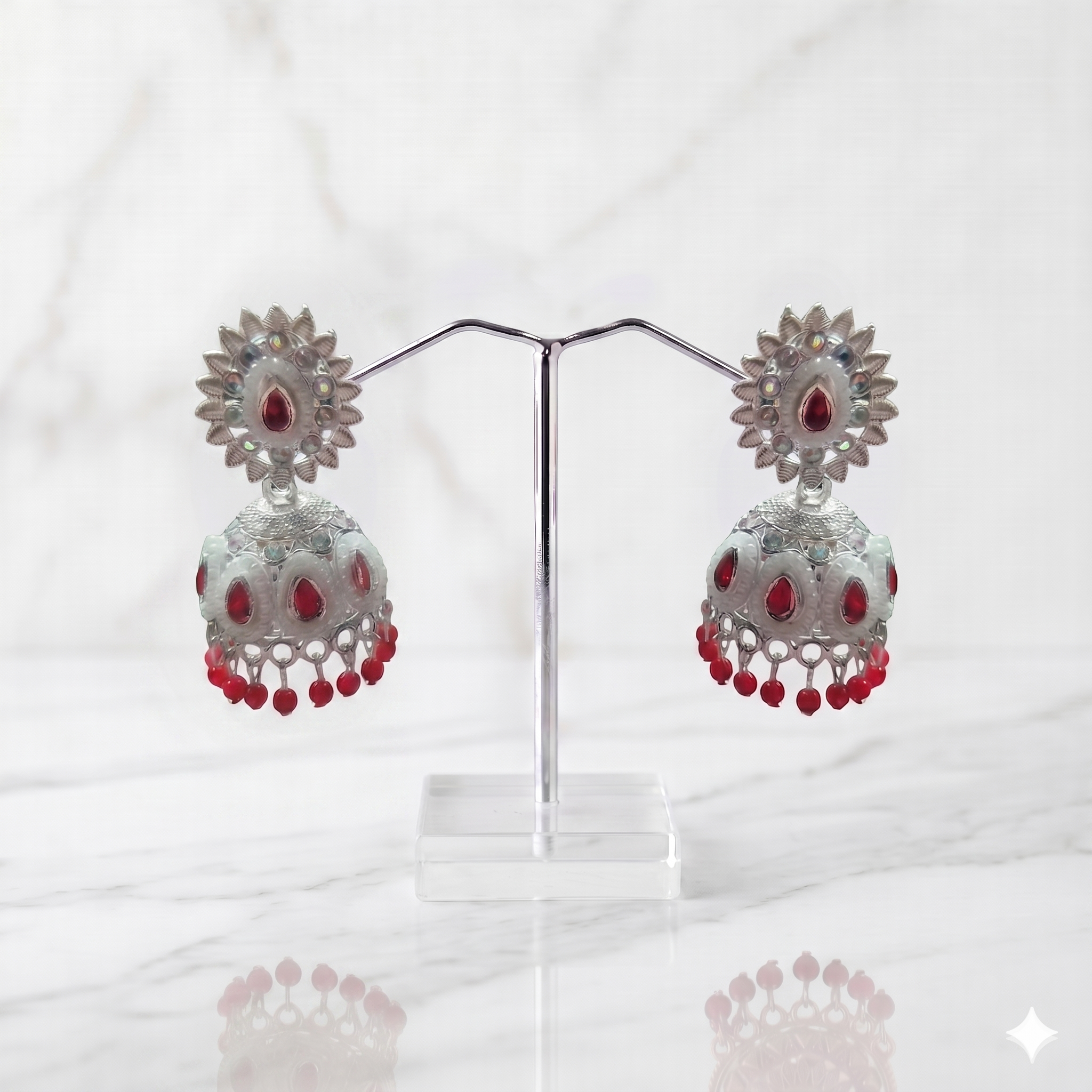 Meenakari Jhumkas