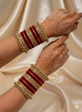 The Butta Crimson Chura Set