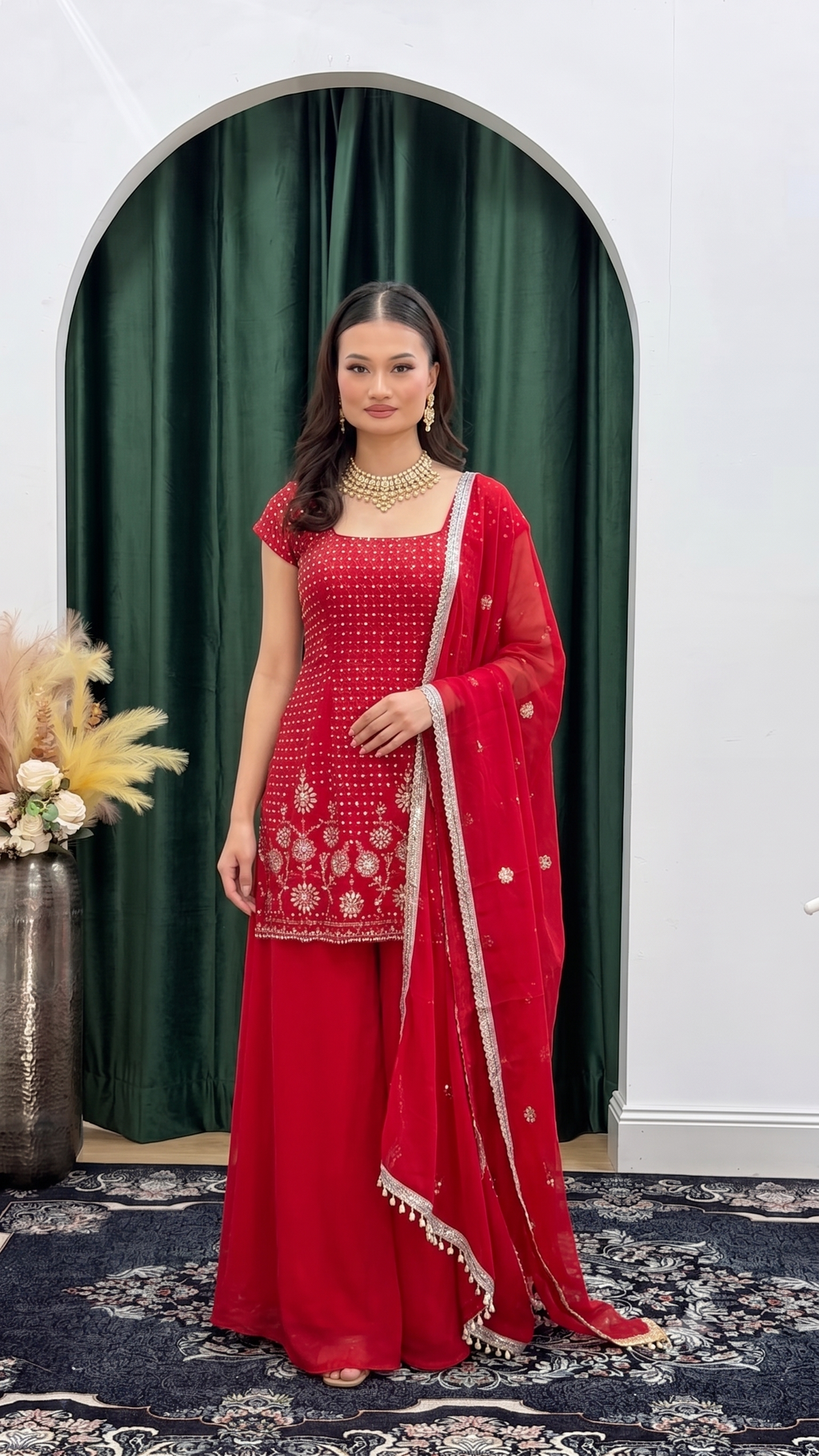 Noor Crimson Sharara Ensemble