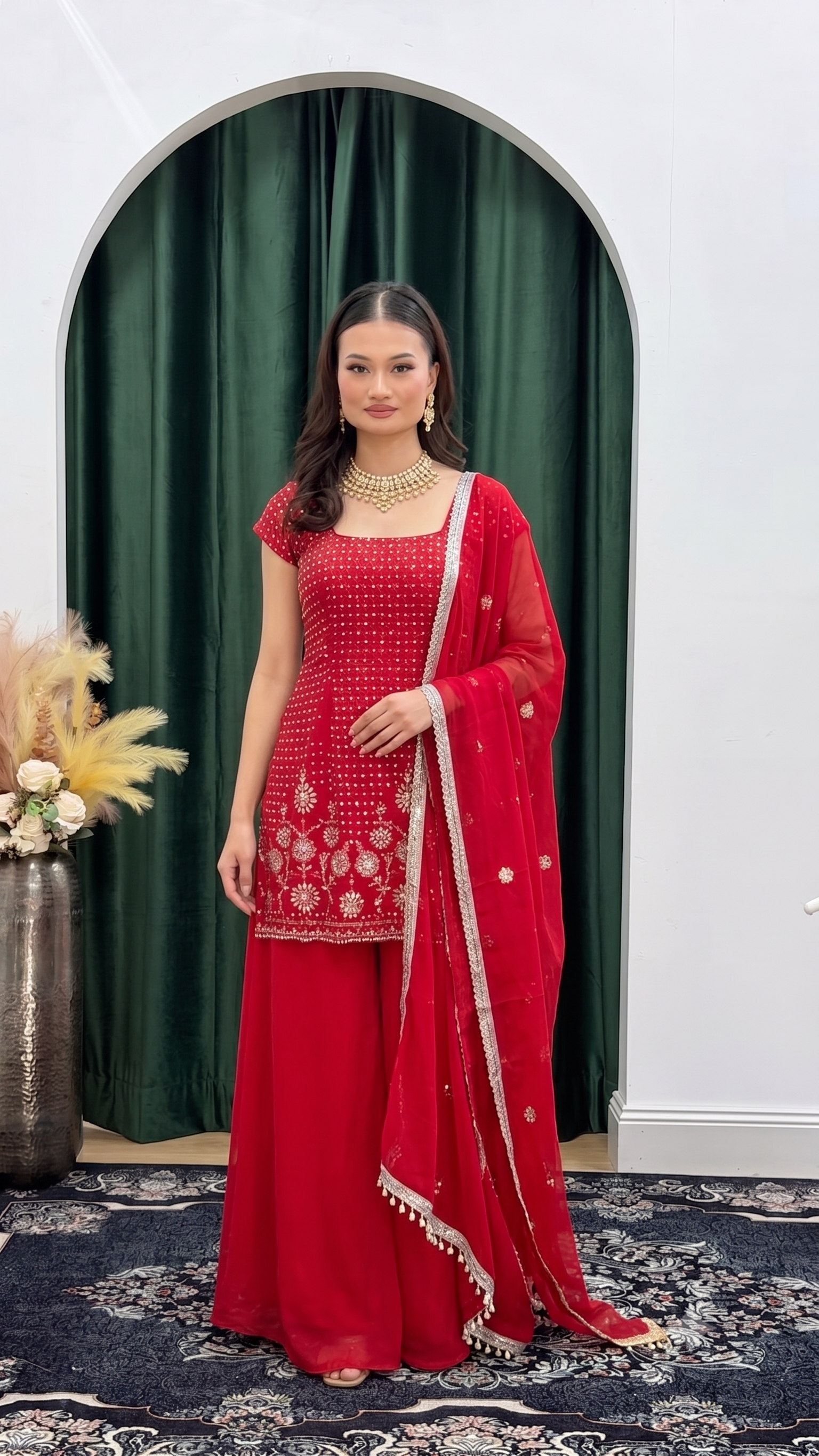 Noor Crimson Sharara Ensemble