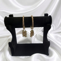 Ornate Gold-Tone Jhumka Bangle Set