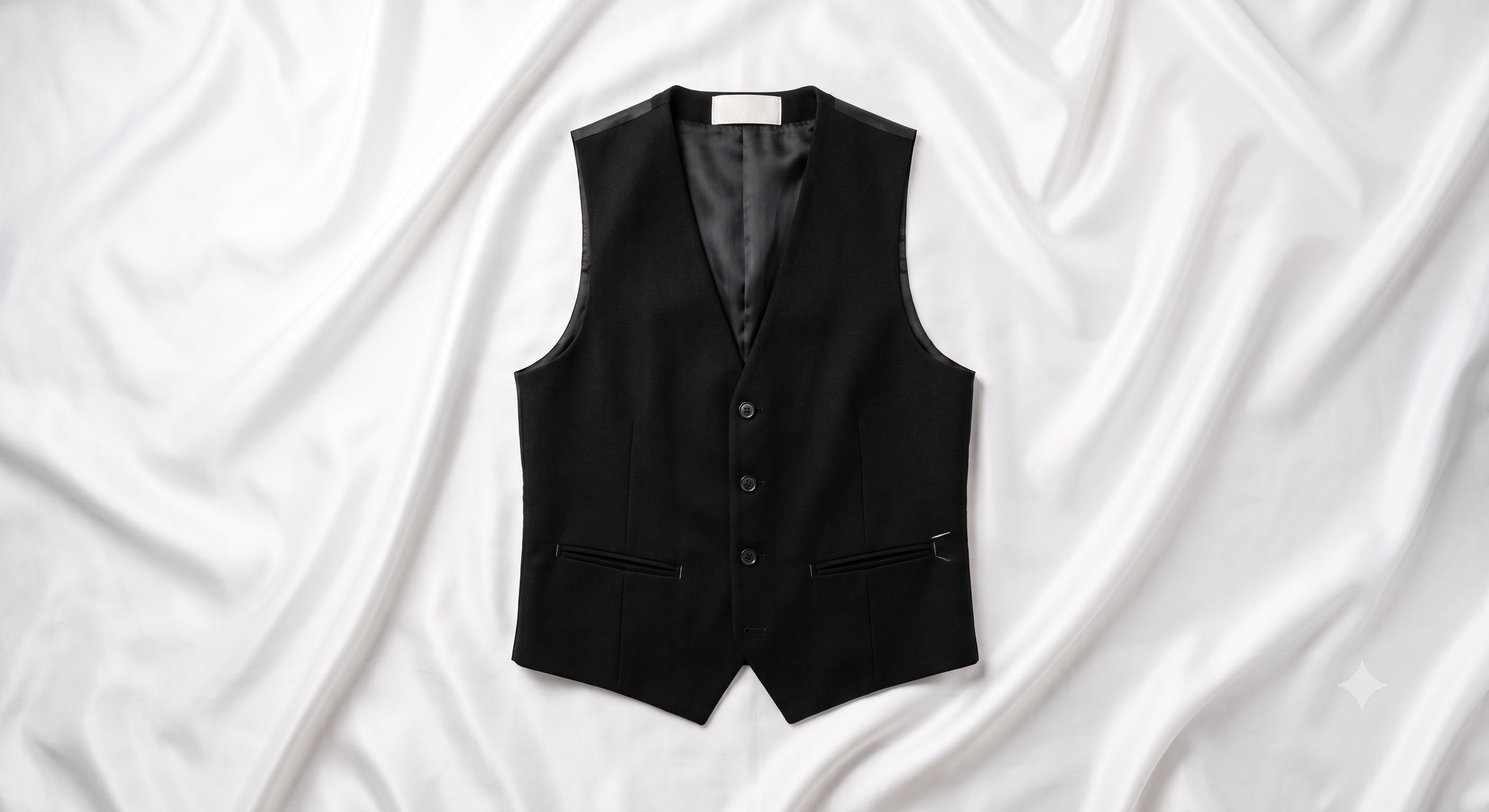 Classic Black Waist Coat