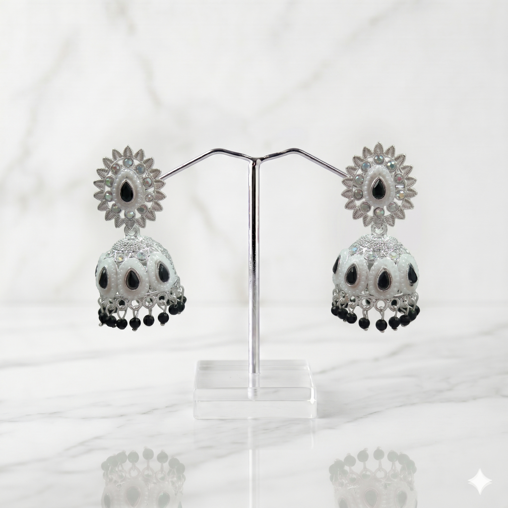 Meenakari Jhumkas
