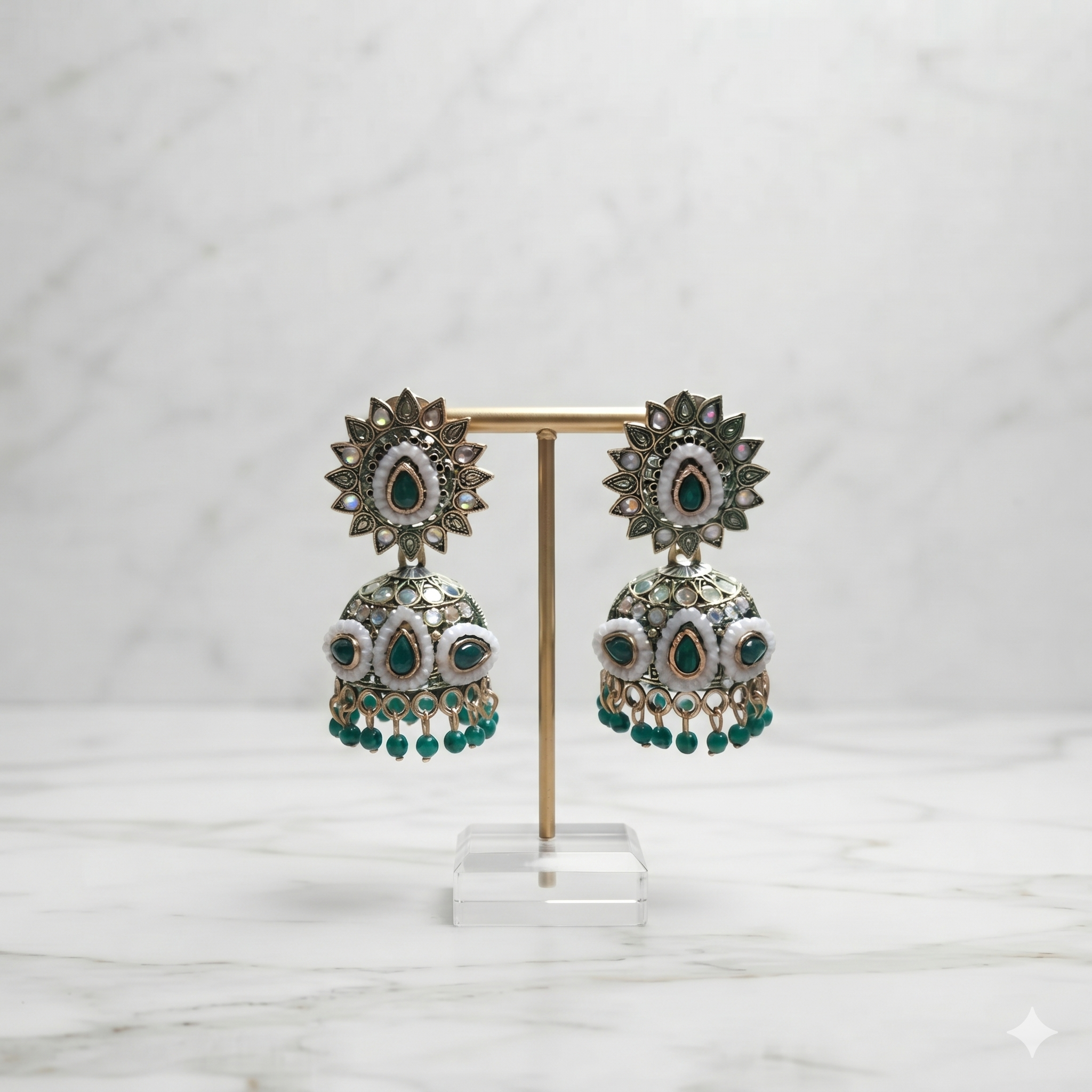 Aadhya Kundan Jhumkas