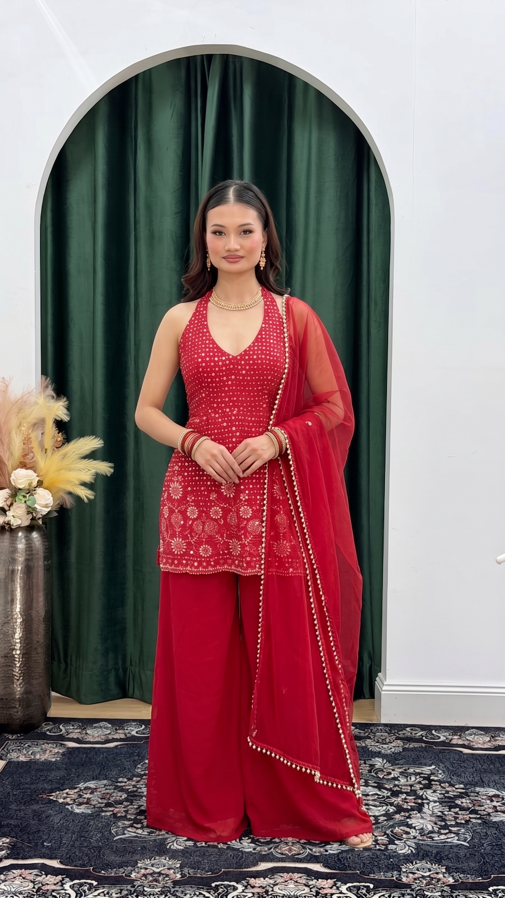 Noor Crimson Sharara Ensemble
