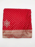 The Vaidehi Ready-to-Wear Banarasi Silk Sari Set