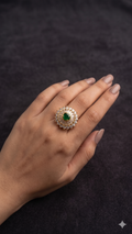 The Emerald Bloom Ring