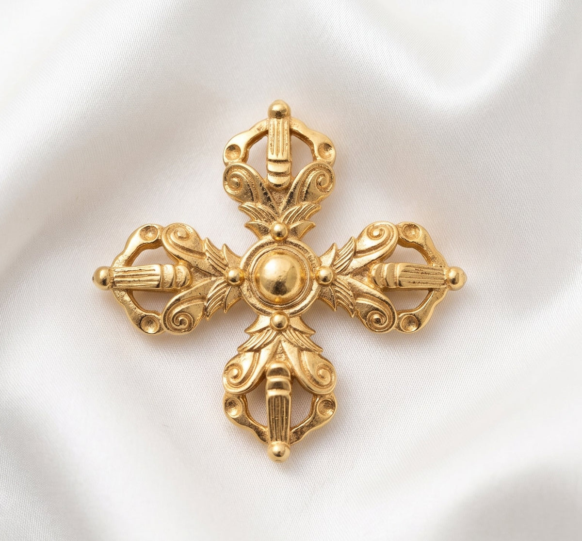 Golden Vishvavajra Brooch