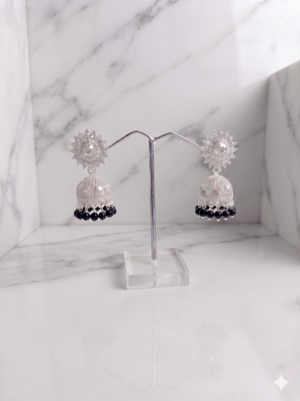 Festive Flare Beaded Jhumkas
