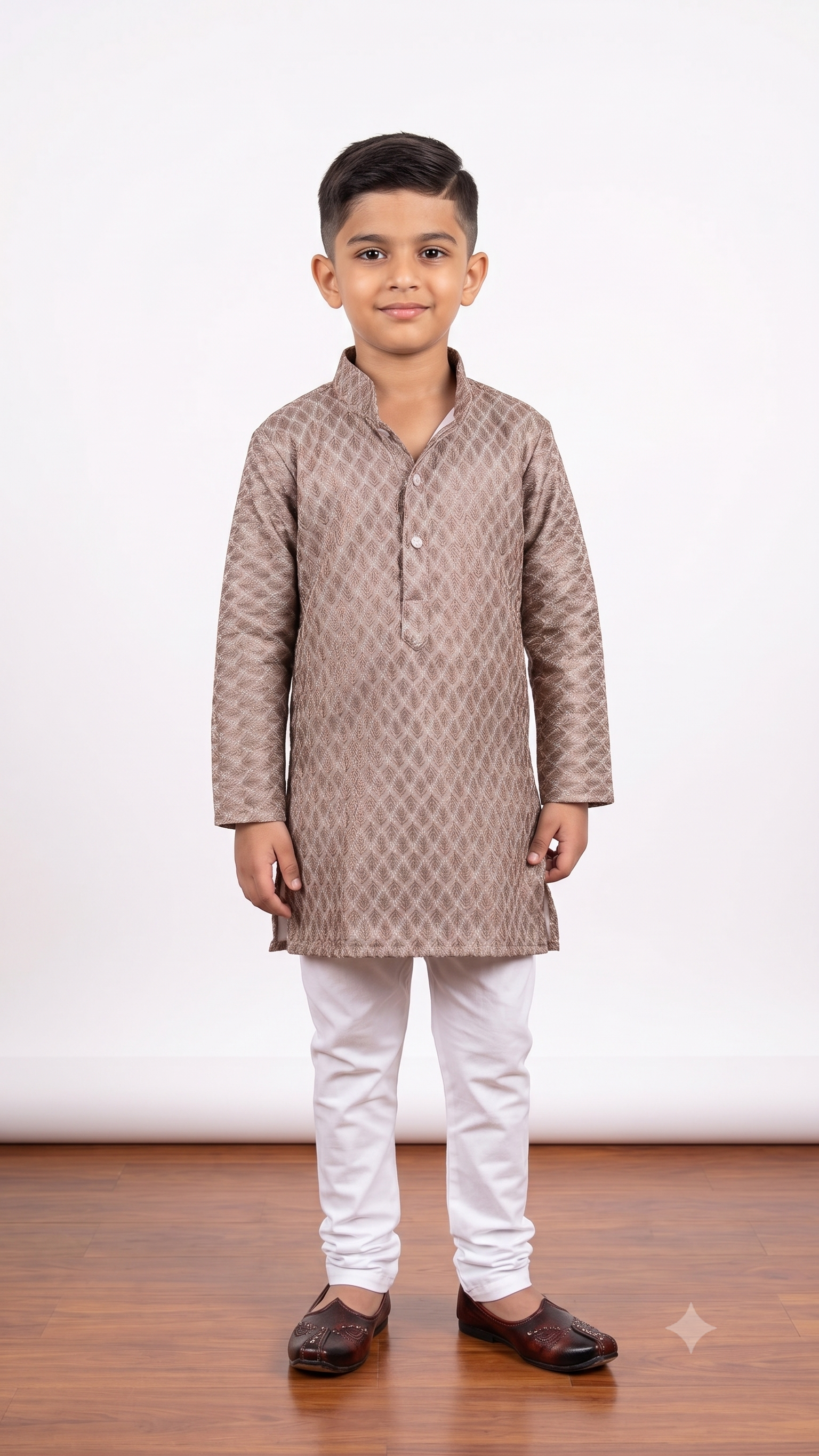 Boys' Traditional Ethnic Kurtha Set