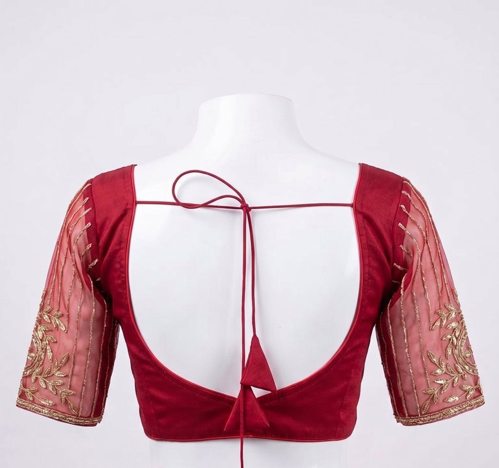 Chandani Embroidered Georgette Saree Set