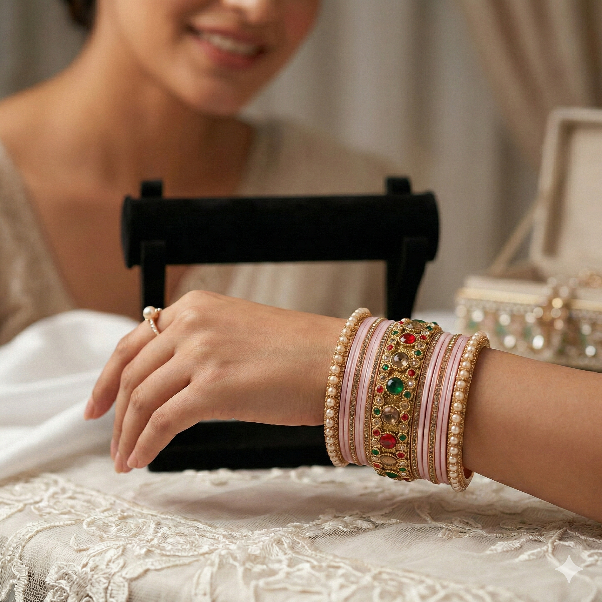The Royal Heritage Pastel Chura Set