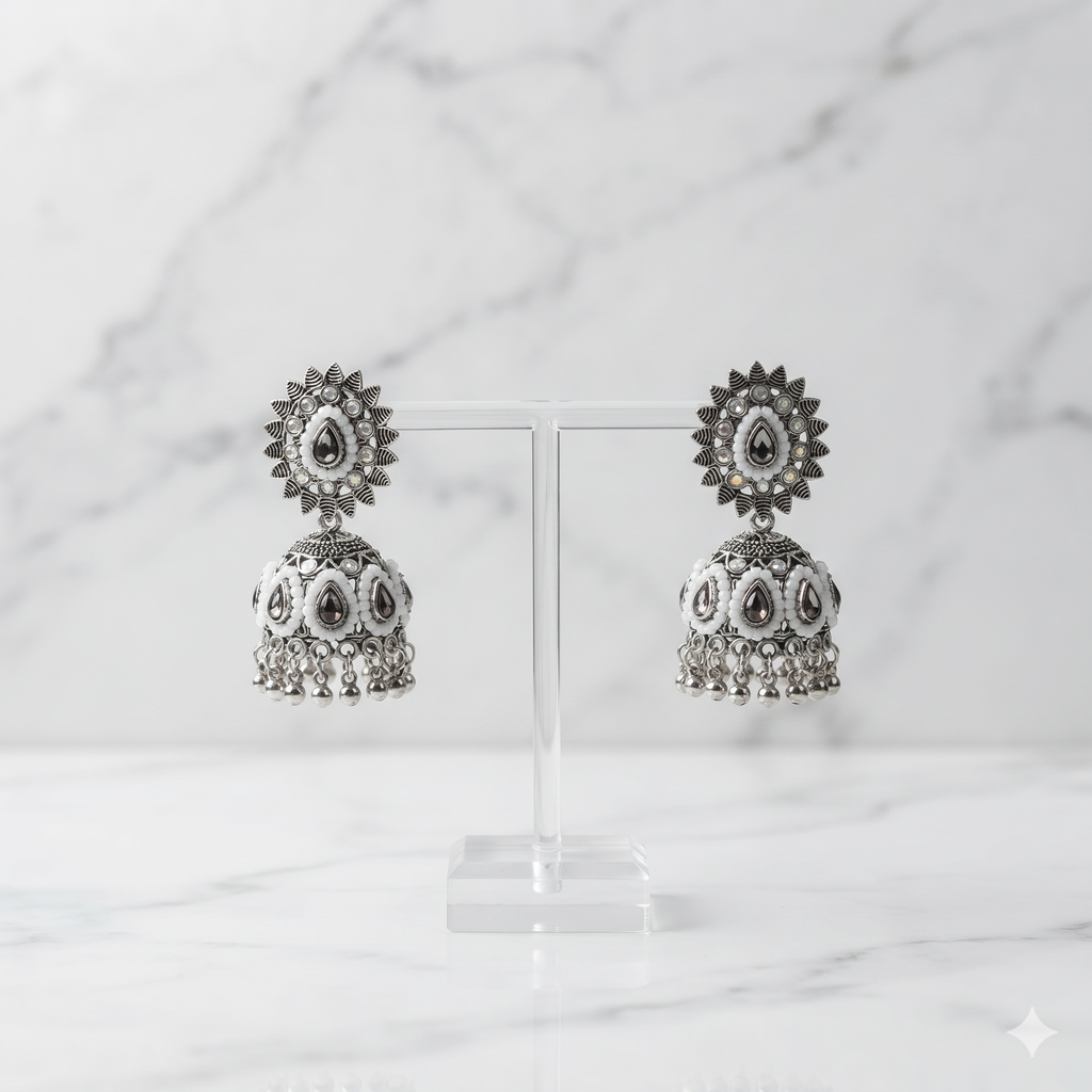 Aadhya Kundan Jhumkas