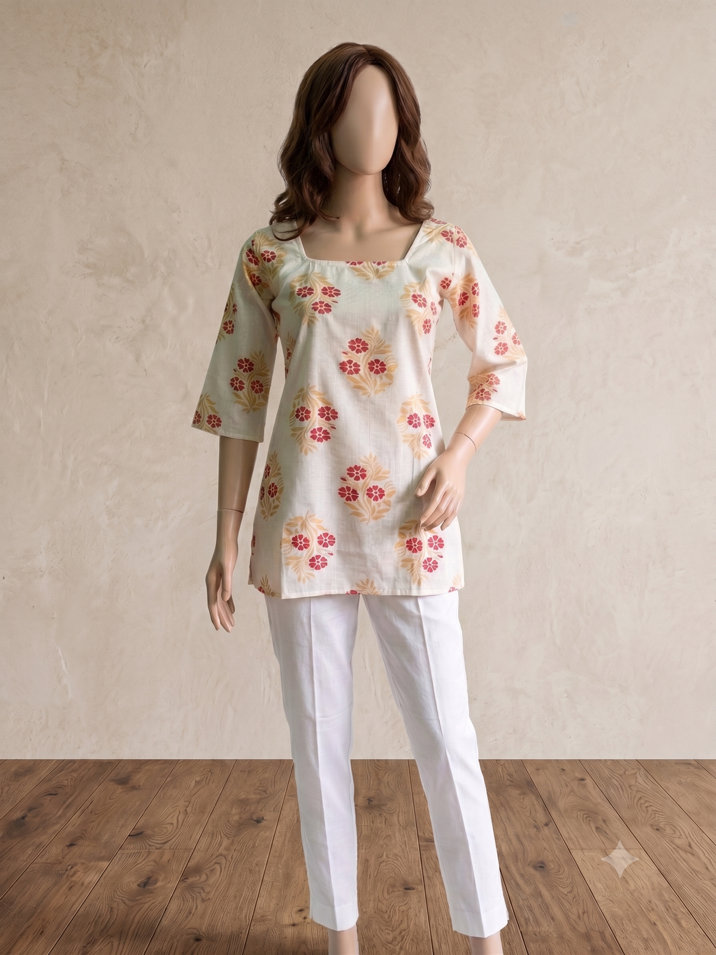 Ivory Short Kurthi