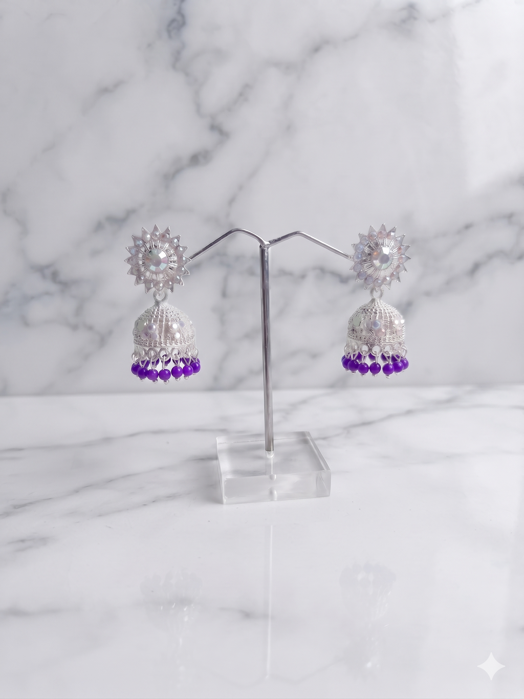 Festive Flare Beaded Jhumkas