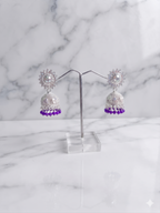 Festive Flare Beaded Jhumkas