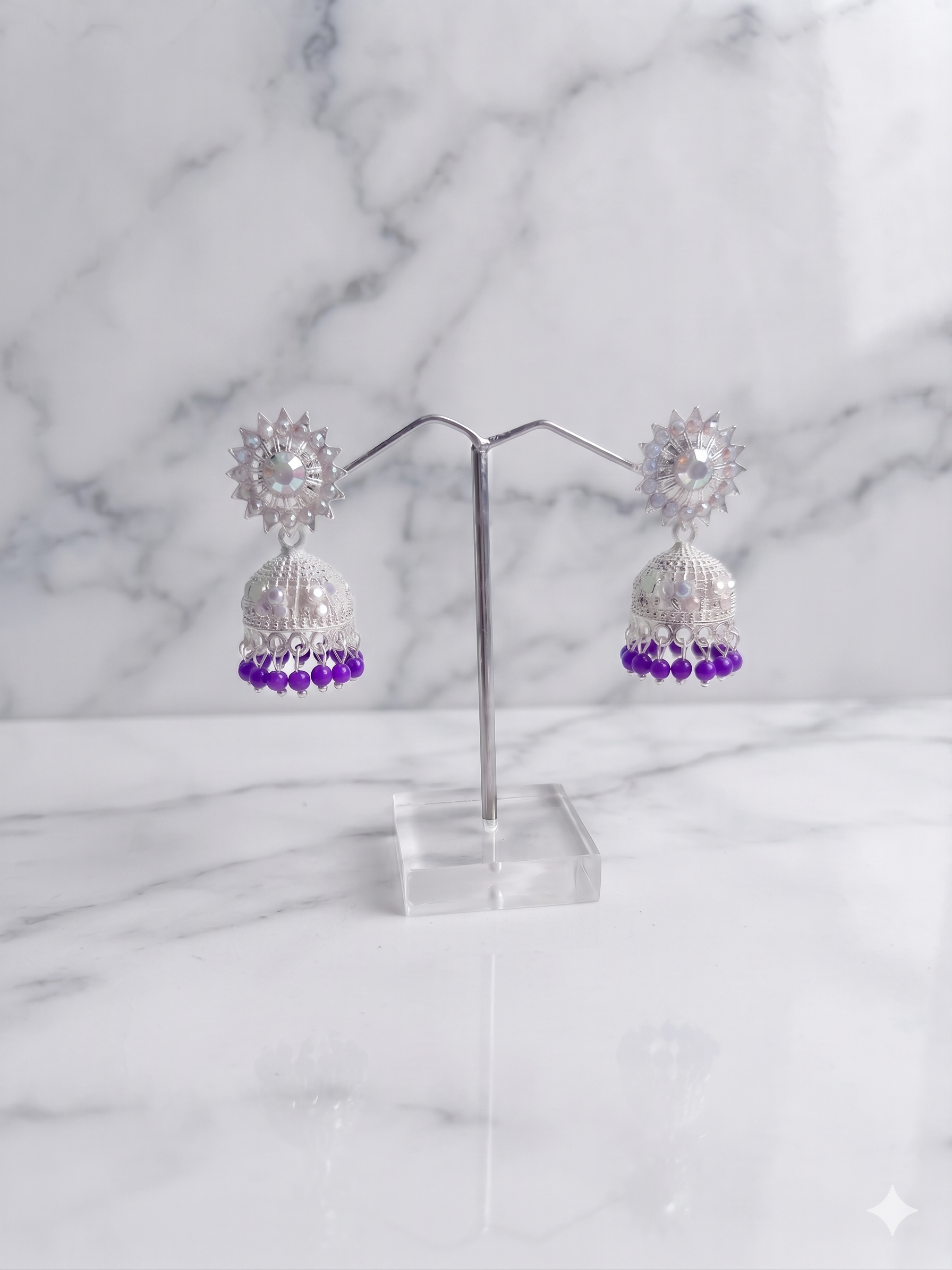 Festive Flare Beaded Jhumkas