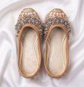 Kids' Embroidered Jhumka Jutti