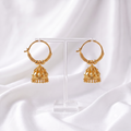 Classic Bell-Drop Jhumka Hoops
