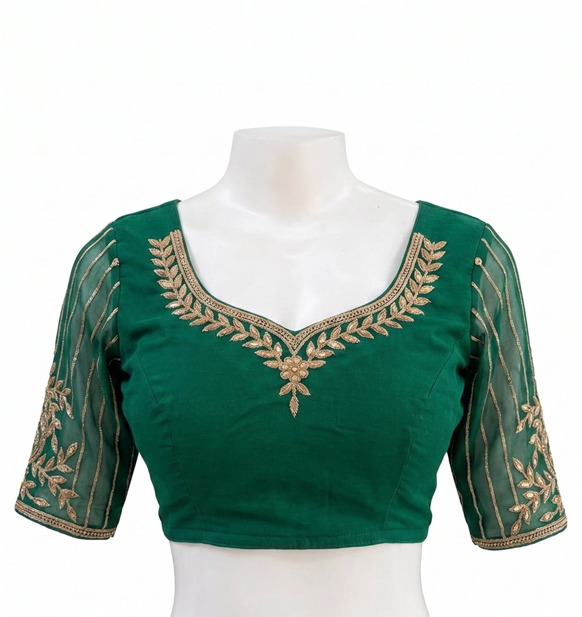 Chandani Embroidered Georgette Saree Set