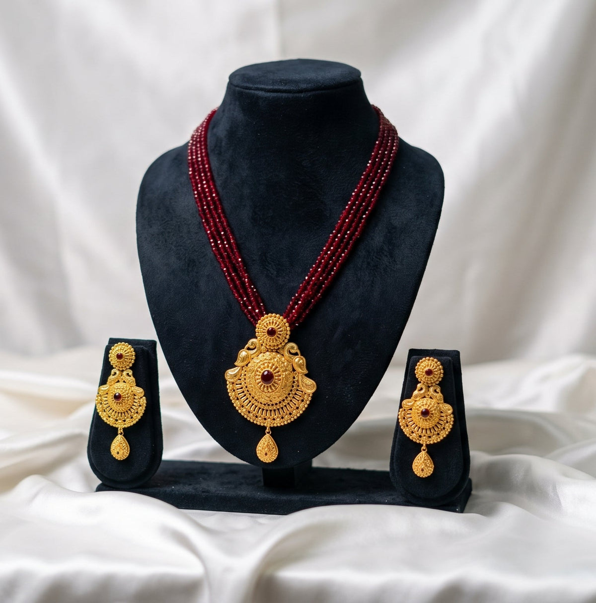 Royal Peacock Floral Medallion Set