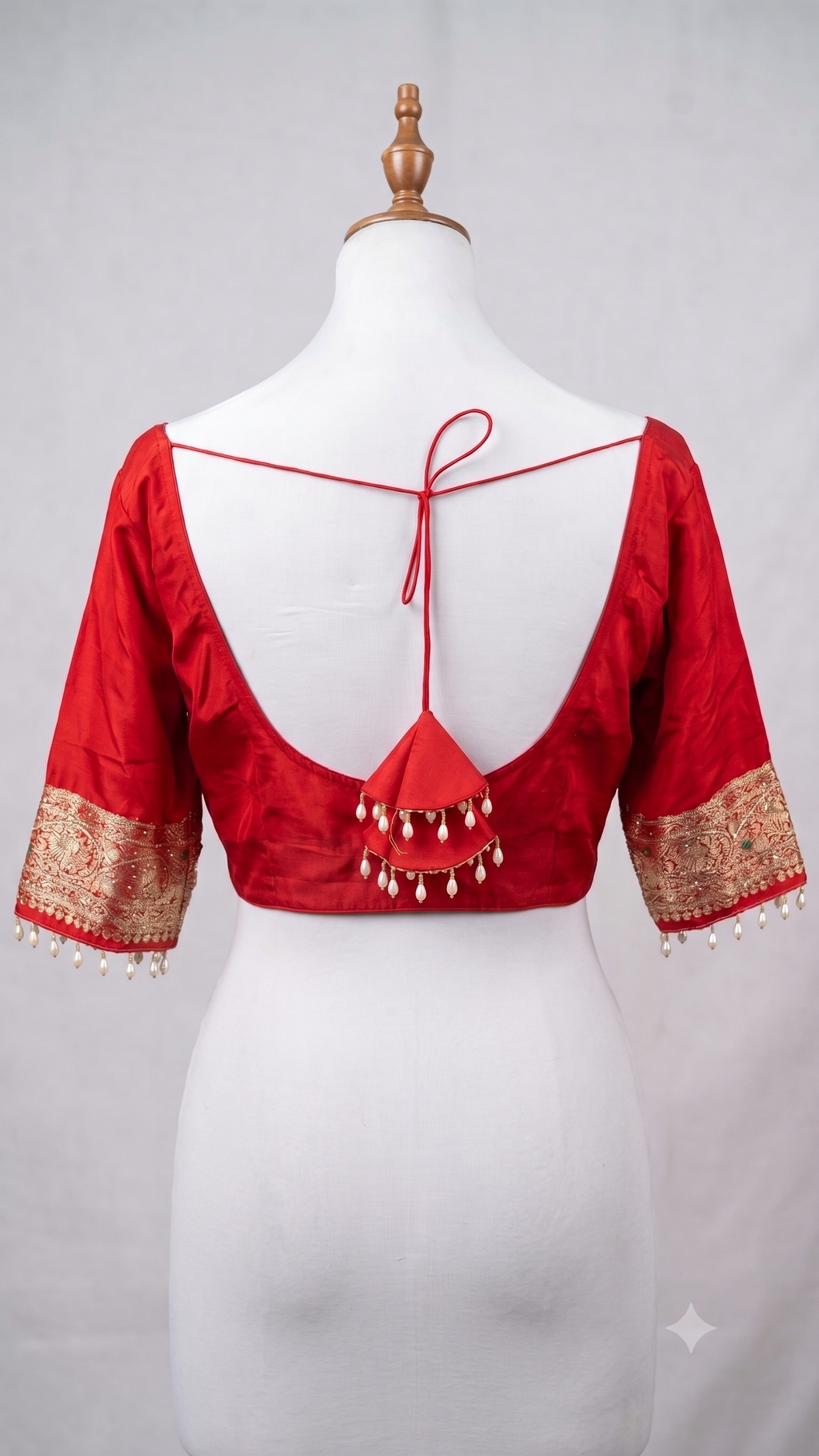Imperial Scarlet Zari Silk Sari