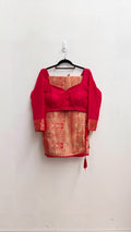 Scarlet Heritage Woven Zari Saree