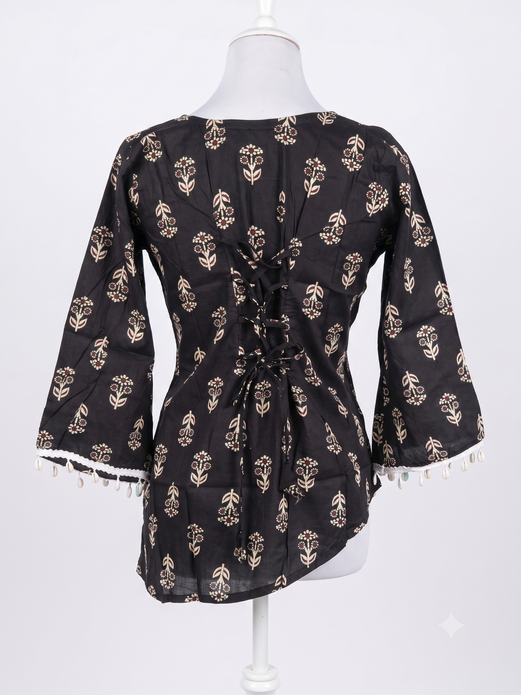 Floral Asymmetric Kurti