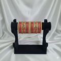 The Royal Peacock Motif Traditional Chura Set