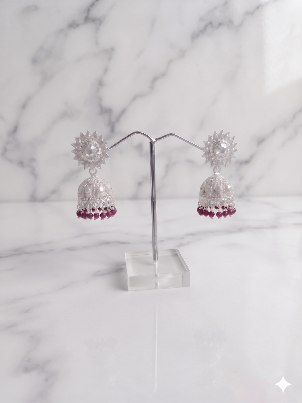 Festive Flare Beaded Jhumkas