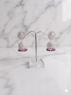 Festive Flare Beaded Jhumkas