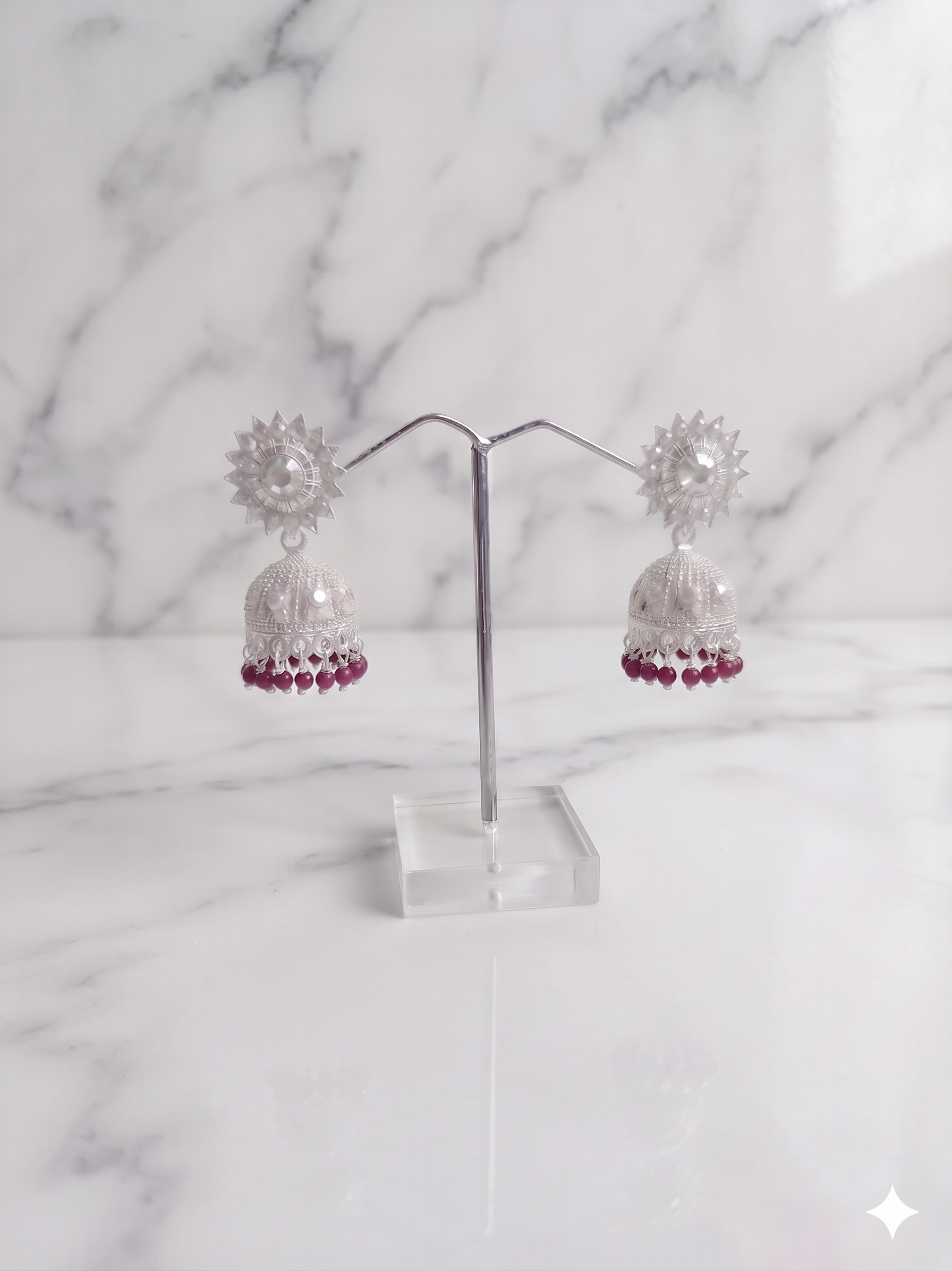 Festive Flare Beaded Jhumkas