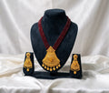 Traditional Gold-toned Beaded Jewelry Set