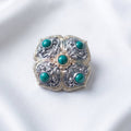 Himali Firoza Filigree Brooch