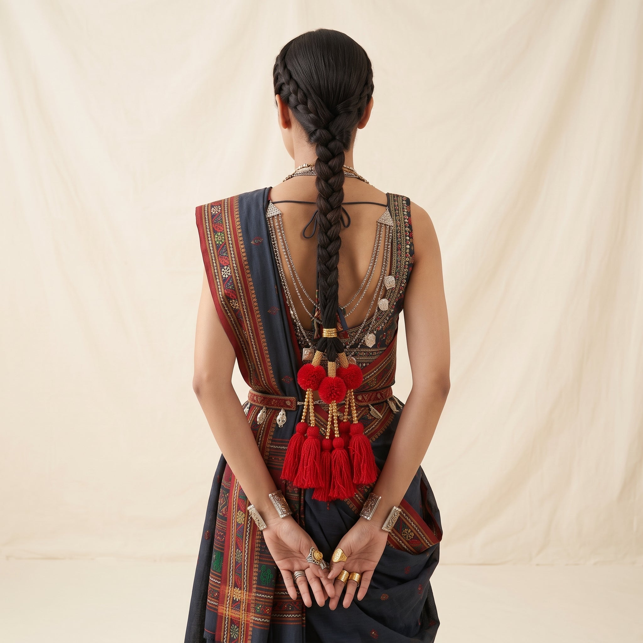 Red Pom Pom Lachha