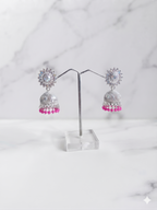 Festive Flare Beaded Jhumkas
