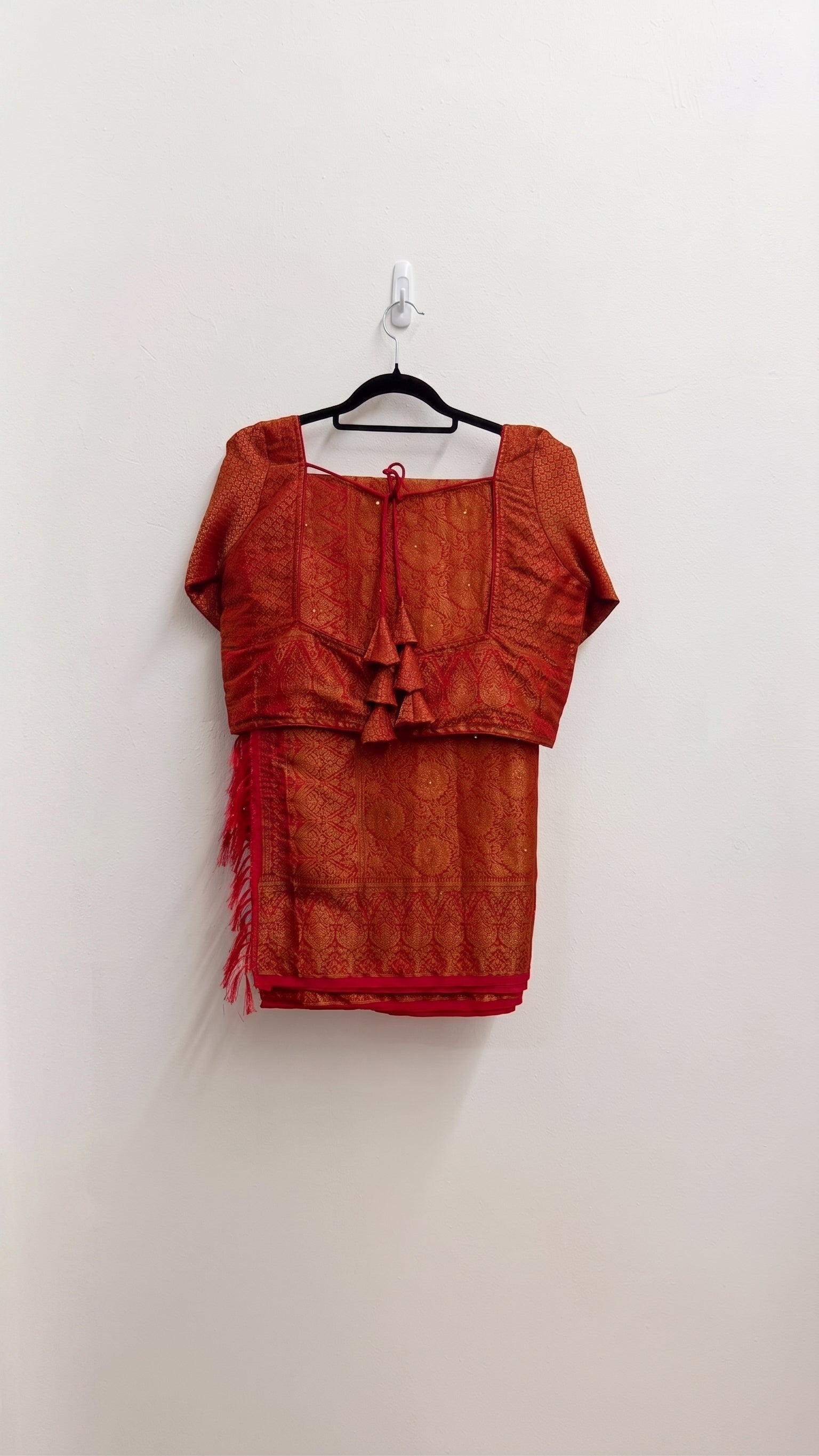 Royal Crimson Banarasi Woven Saree