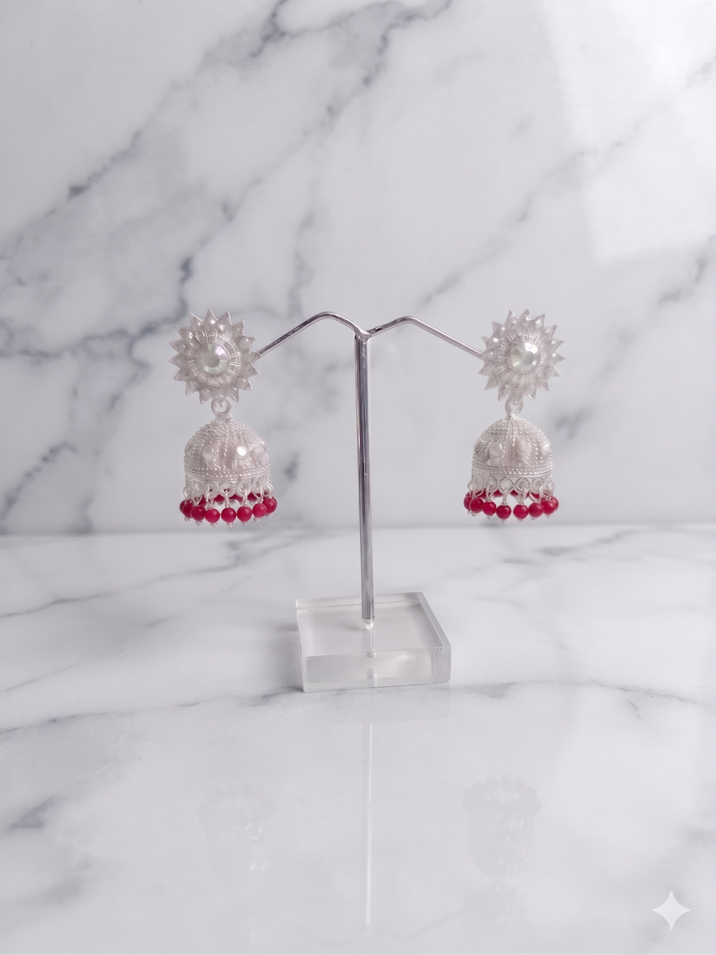 Festive Flare Beaded Jhumkas
