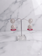 Festive Flare Beaded Jhumkas