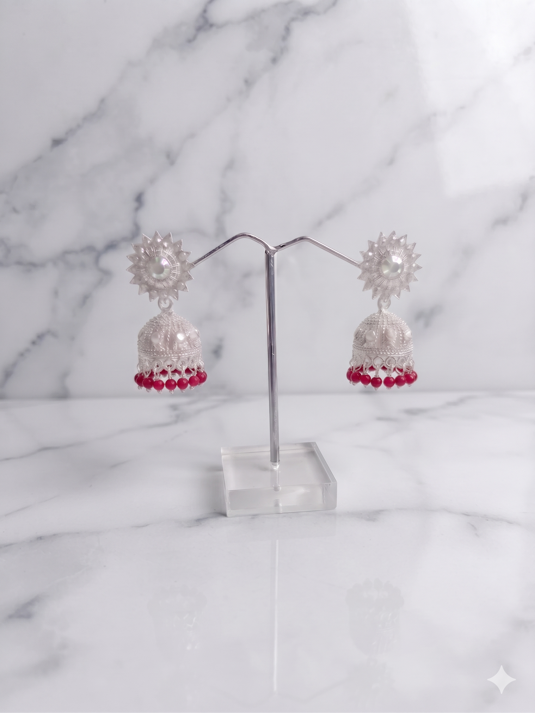 Festive Flare Beaded Jhumkas