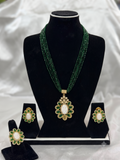 Traditional Ganesh Pendent Beaded Necklace set